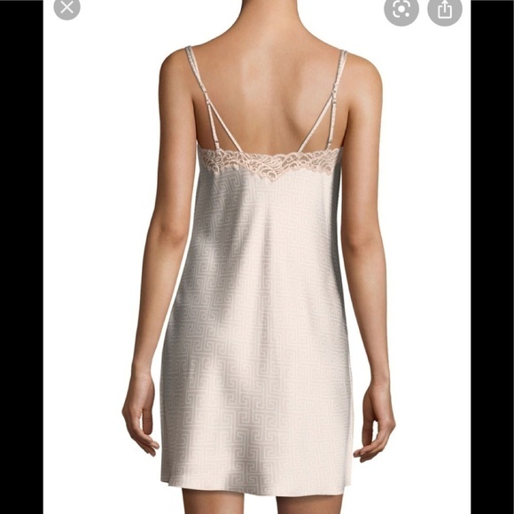 Natori Satin Lace Trim Chemise NWOT Rose/Ivory​​​​​​​​​ - Picture 2 of 12